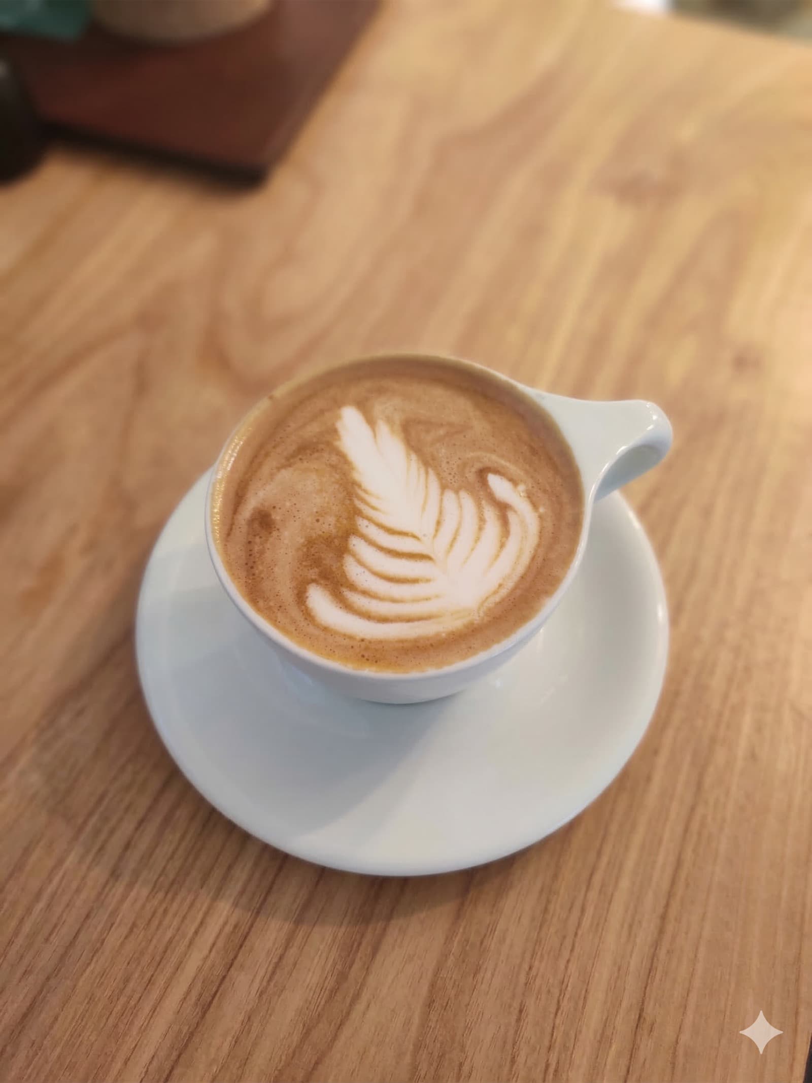 Latte art pour
